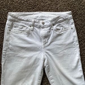 Joe’s Jeans White Denim Skinny Ankle Jeans